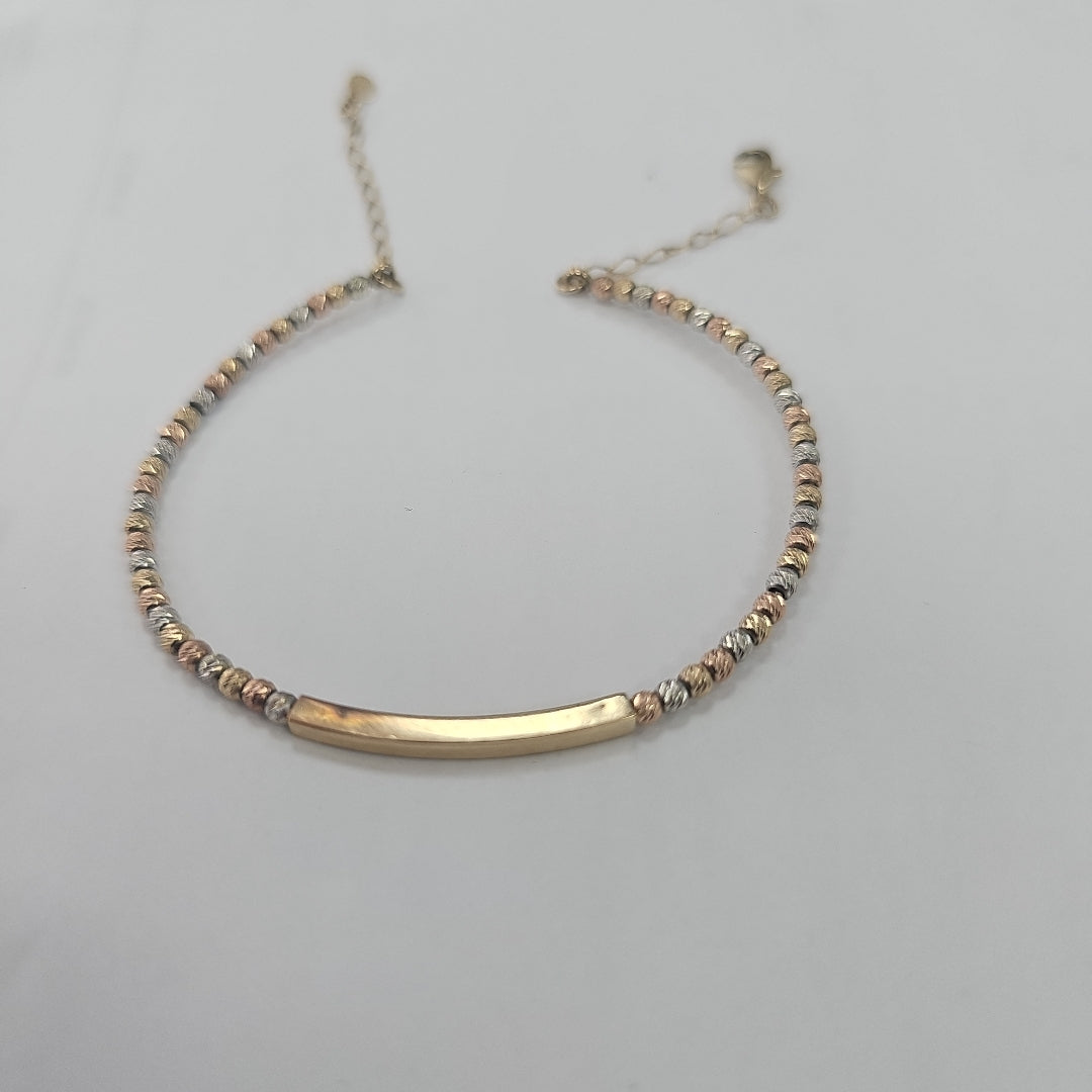 ESCLAVA ORO,RODIADO 10 K 4,60 GRMS (SEMINUEVO)