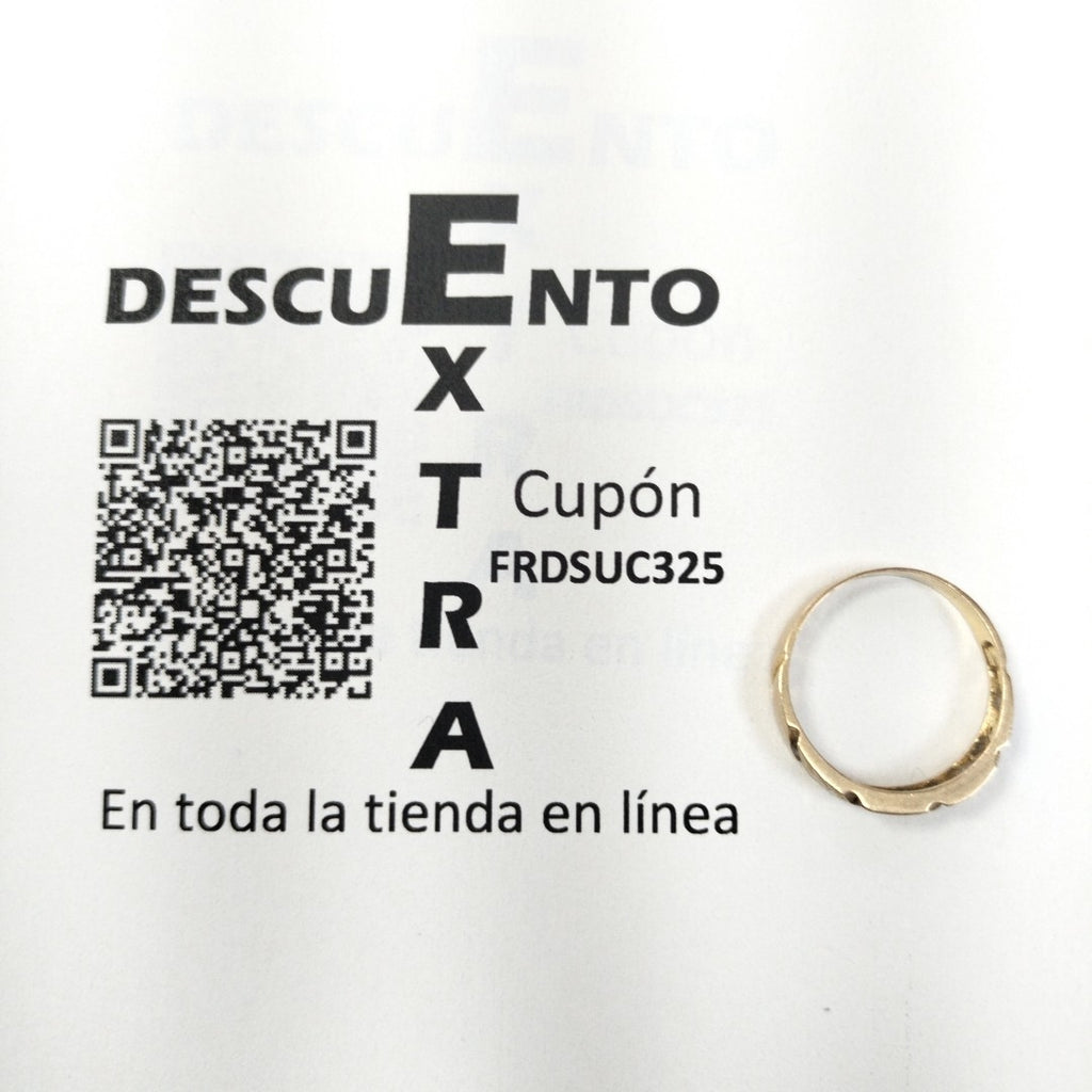 ANILLO ORO 14 K 2.3 GRMS (SEMINUEVO)