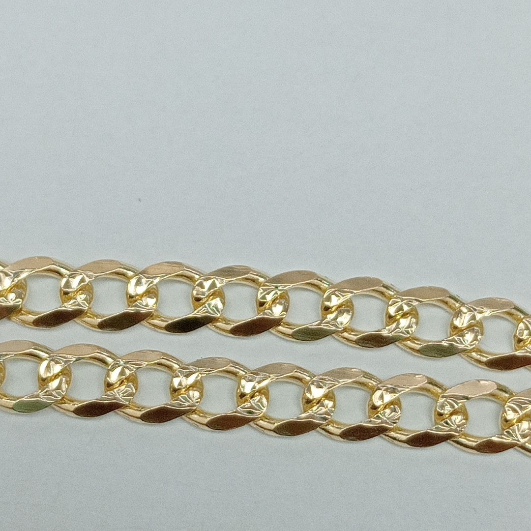 PULSERAS BARBADA ORO 14K 21 CM 5.3 GR (NUEVO)