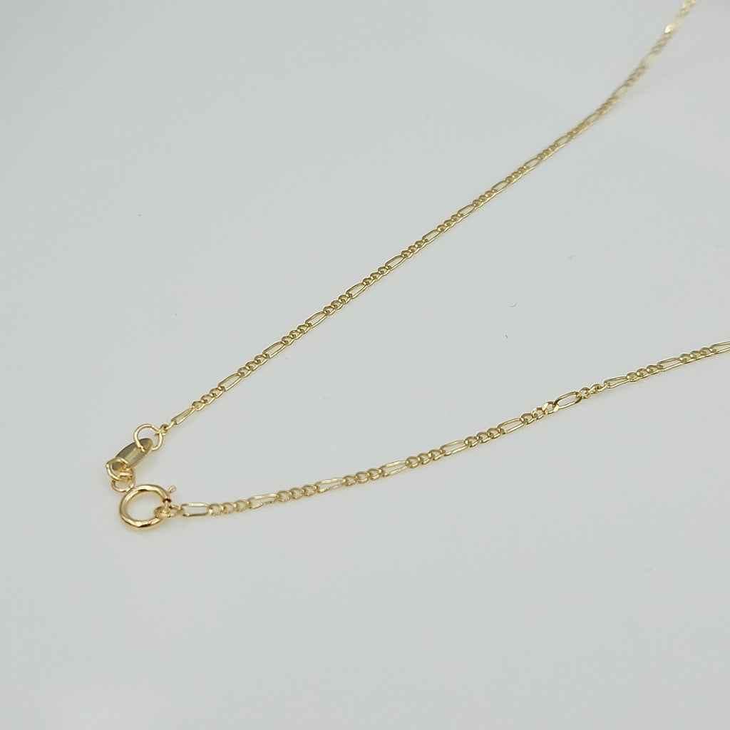 CADENAS TEJIDO 3X1 ORO 14K 55 CM 2.4 GR (NUEVO)