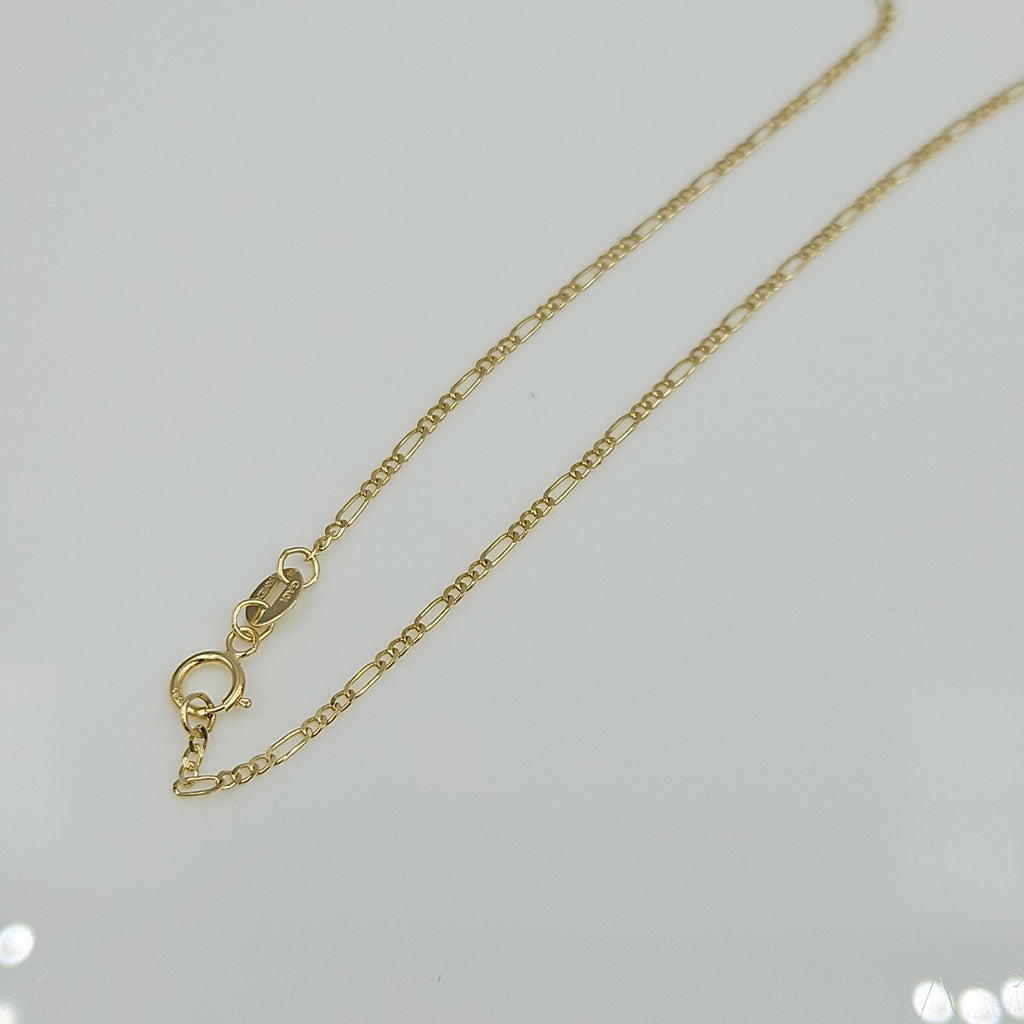 CADENAS TEJIDO 3X1 ORO 14K 55 CM 2.4 GR (NUEVO)