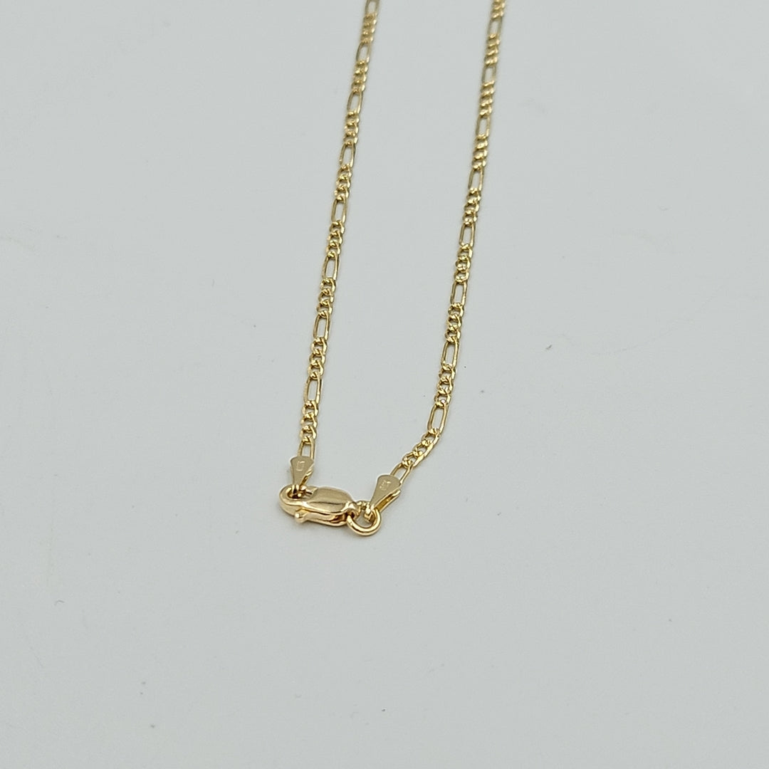 CADENAS TEJIDO 3X1 ORO 14K 55 CM 3.8 GR (NUEVO)