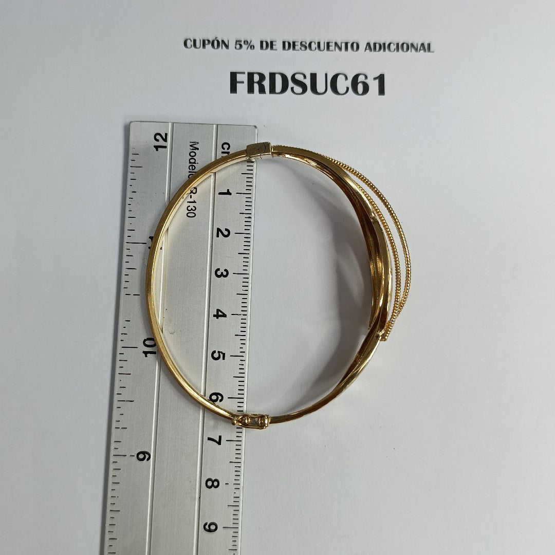 PULSERA RIGIDA ORO 14 K 10,20 GRMS (SEMINUEVO)