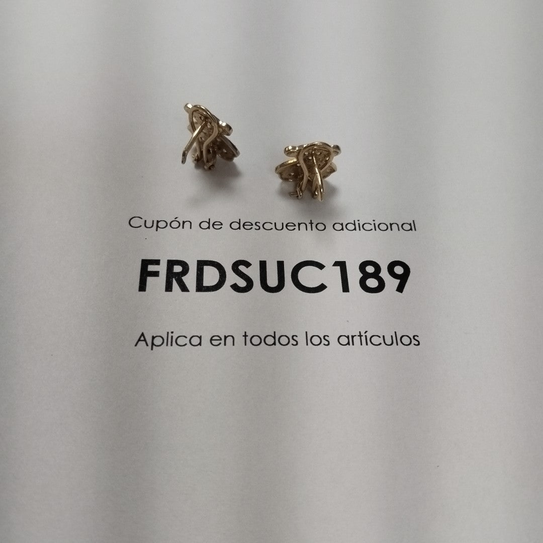 ARETES PAR ORO 14 K 3,00 GRMS (SEMINUEVO)