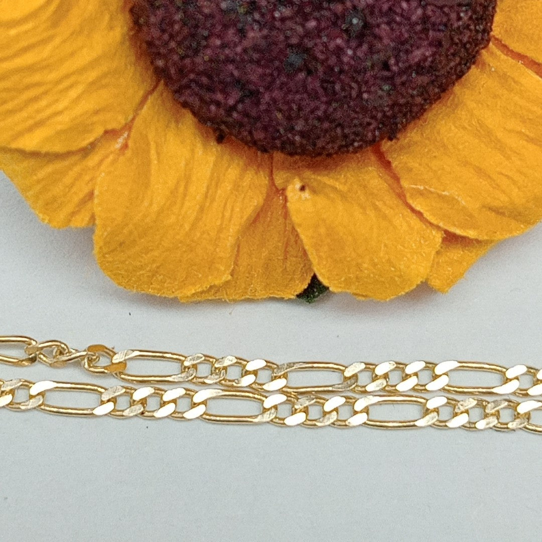PULSERAS TEJIDO 3X1 ORO 14K 21 CM 1 GR (NUEVO)