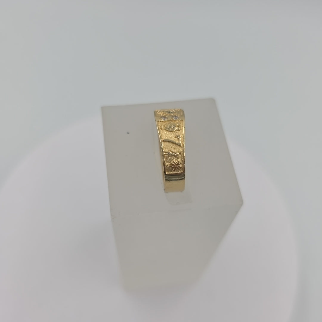 ANILLITO ORO 14 K 3,40 GRMS (SEMINUEVO)