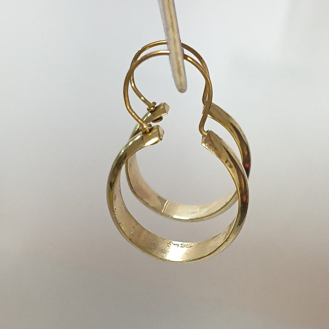 ARRACADAS PAR ORO 10 K 3.2 GRMS (SEMINUEVO)