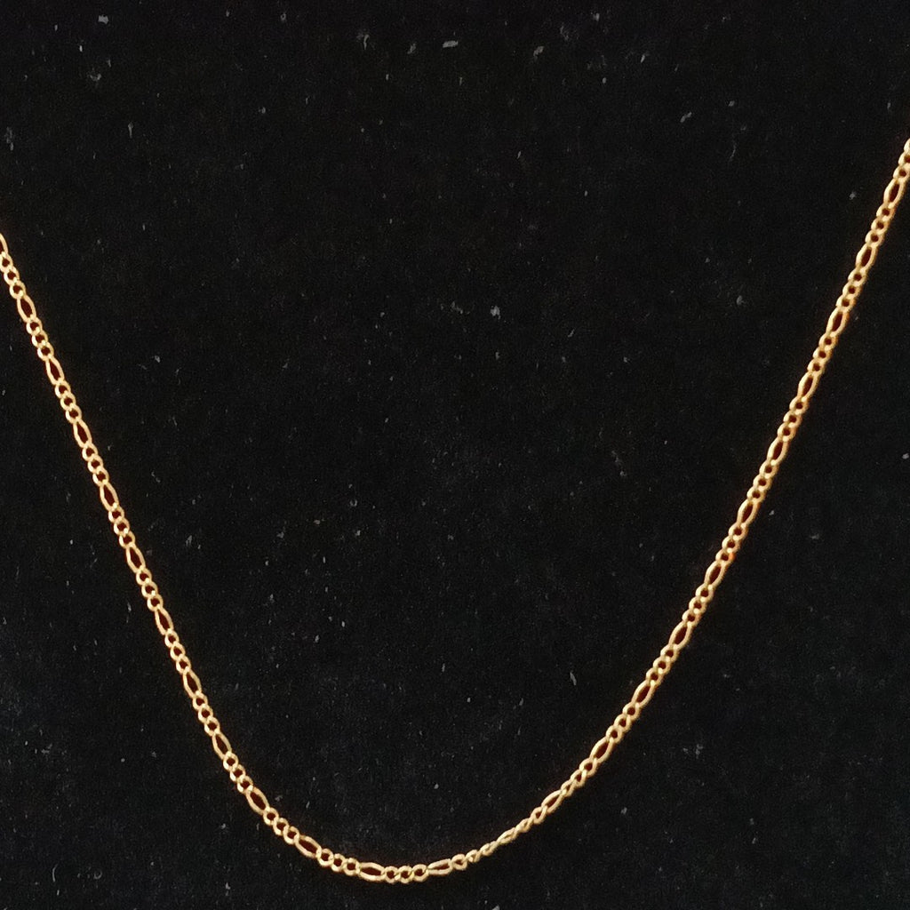 CADENAS TEJIDO 3X1 ORO 10K 60 CM 1.5 GR (NUEVO)