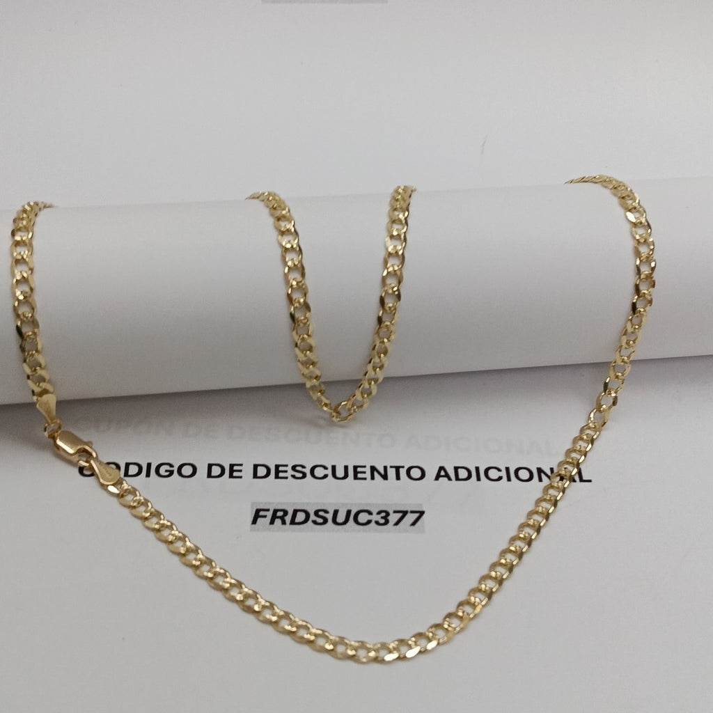 CADENAS BARBADA ORO 14K 55 CM 13.2 GR (NUEVO)