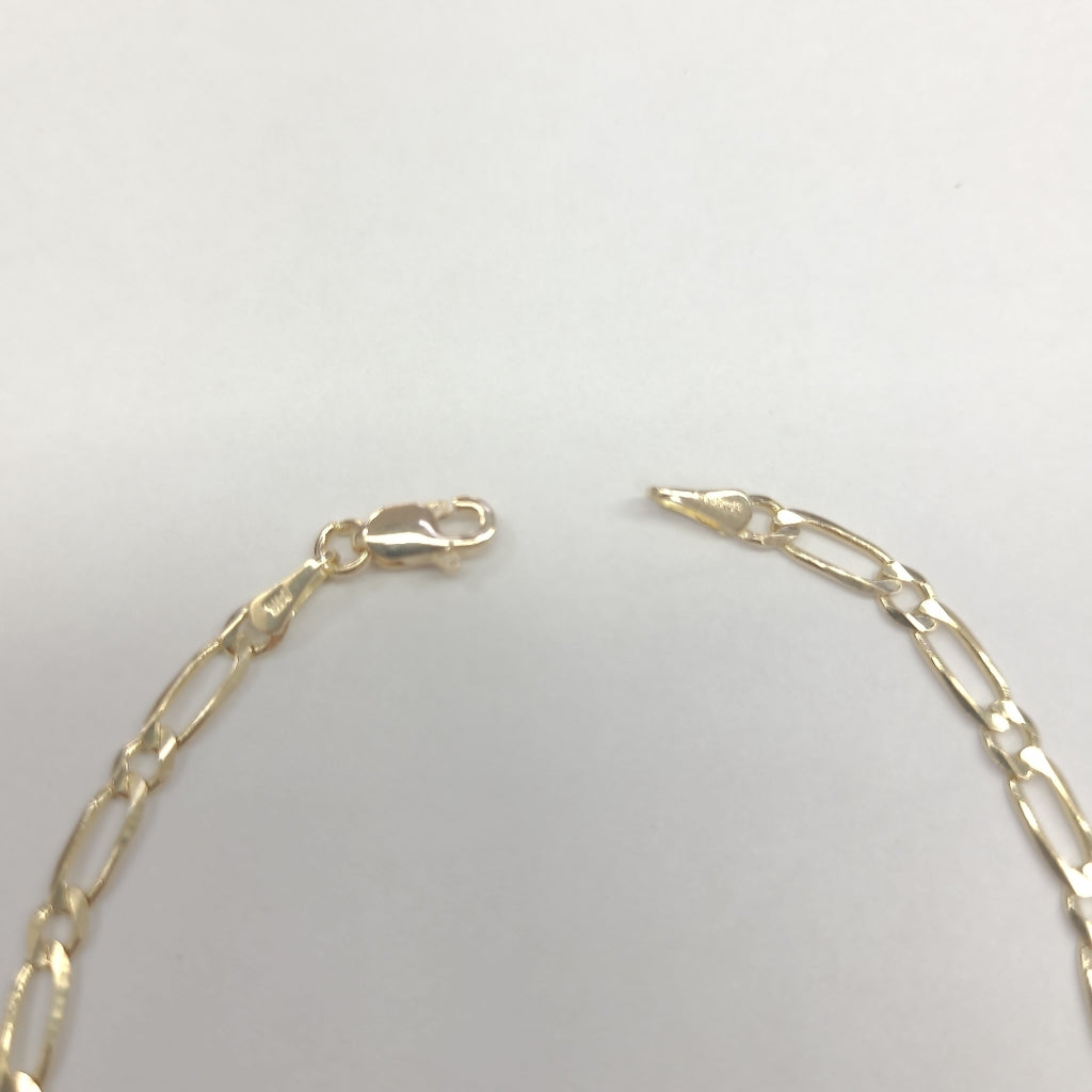 PULSERAS 1X1 ORO 14K 18 CM 2.7 GR (NUEVO)