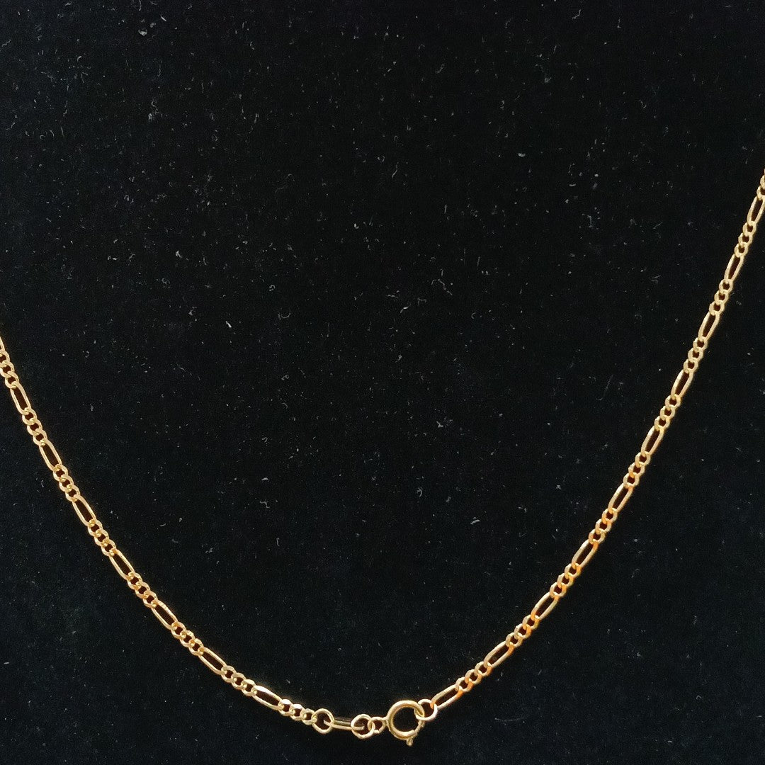 CADENAS TEJIDO 3X1 ORO 10K 55 CM 3.2 GR (NUEVO)
