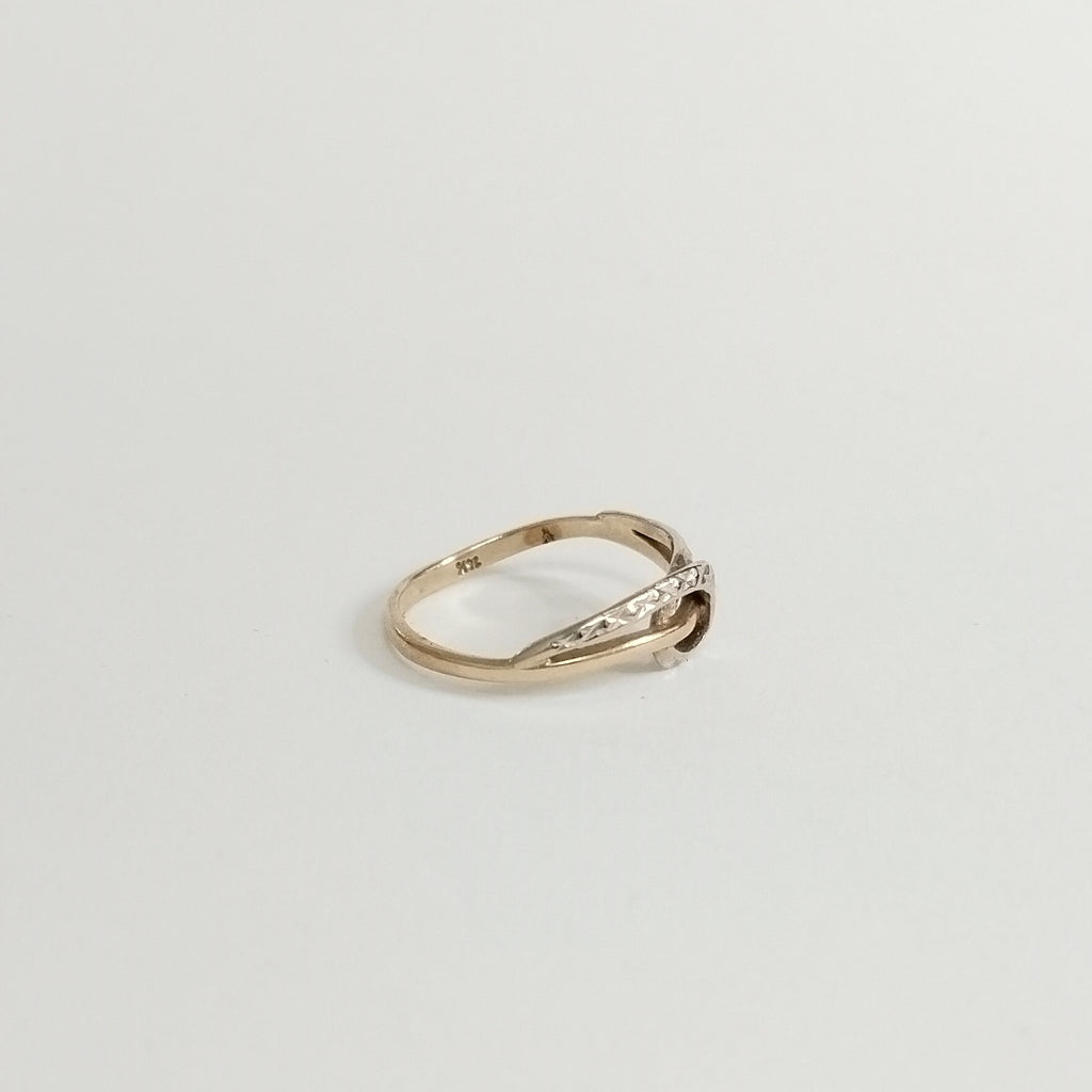 ANILLITO ORO, ORO PLATINO 14 K 1.5 GRMS (SEMINUEVO)