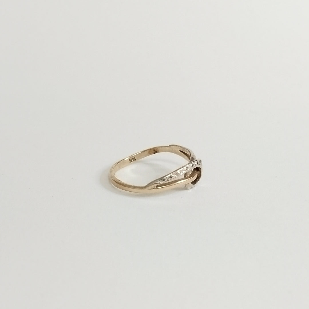 ANILLITO ORO, ORO PLATINO 14 K 1.5 GRMS (SEMINUEVO)