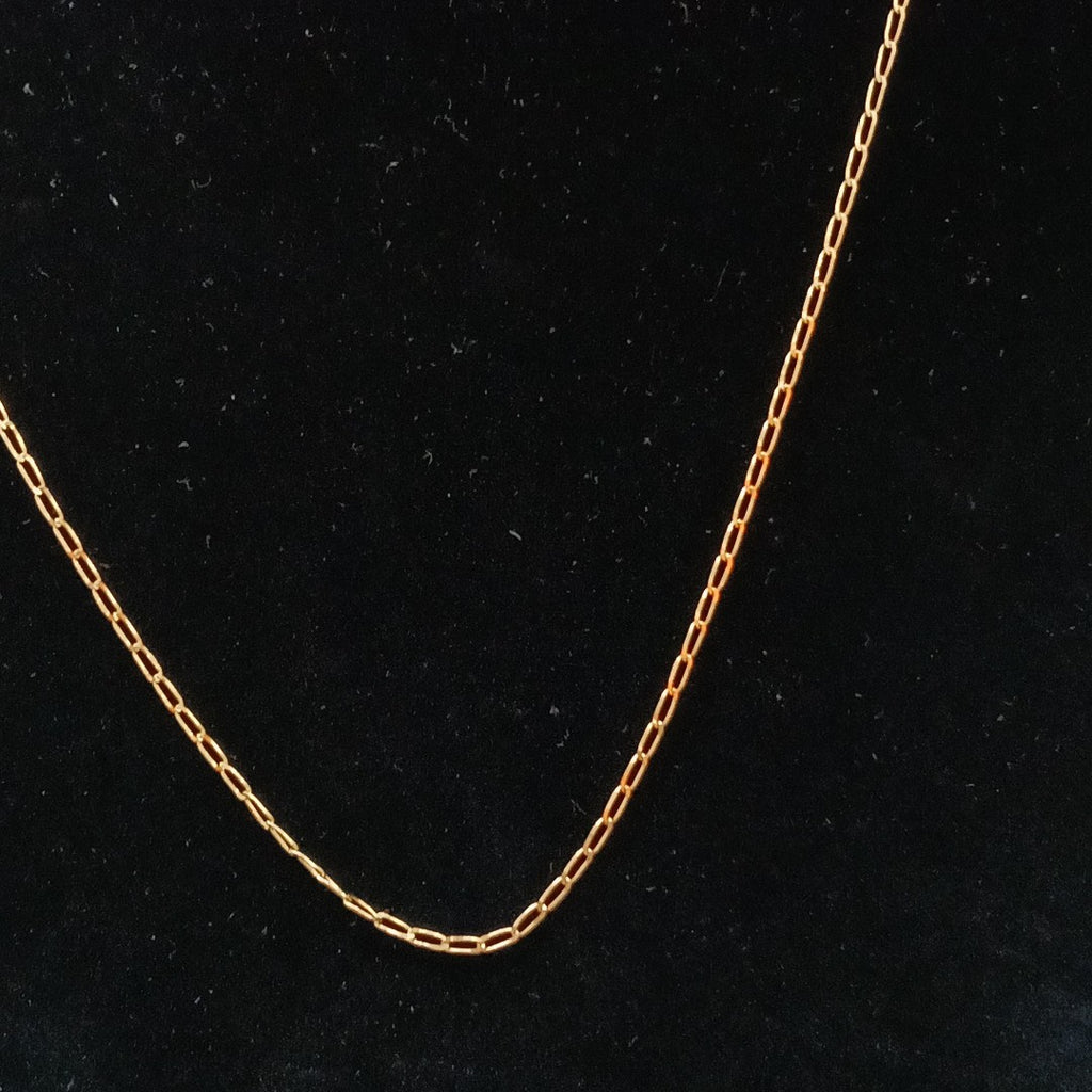 CADENAS TEJIDO ESLABONES ORO 10K 55 CM 1.9 GR (NUEVO)