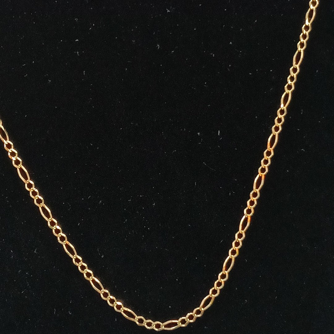 CADENAS TEJIDO 3X1 ORO 10K 60 CM 3.3 GR (NUEVO)