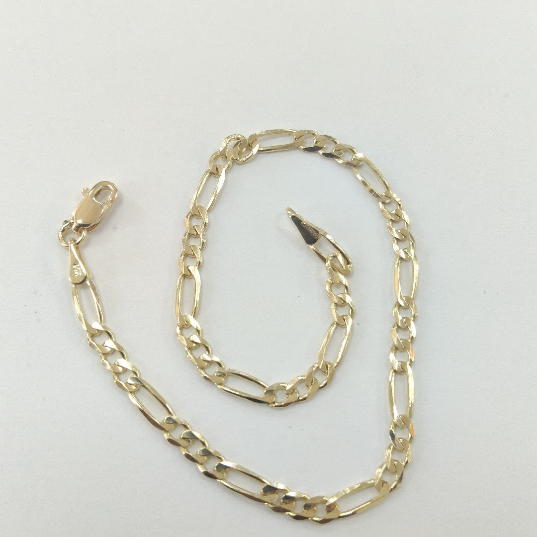 PULSERAS 3X1 ORO 14K 21 CM 3.3 GR (NUEVO)
