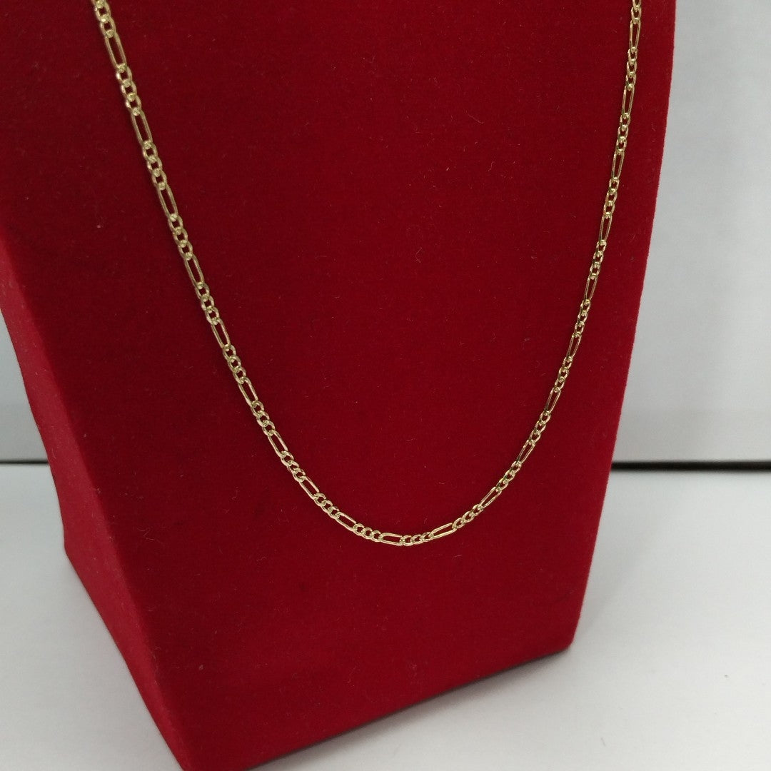 CADENAS 3X1 ORO 14K 55 CM 4 GR (NUEVO)