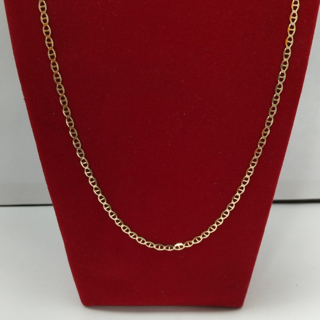 CADENAS TEJIDO GUCHI ORO 10K 60 CM 4.1 GR (NUEVO)