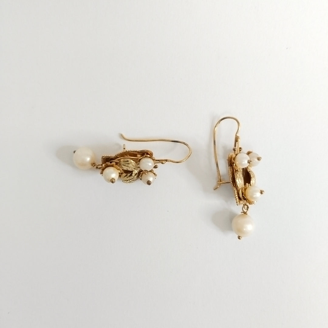 ARETES PAR ORO 8 K 4 GRMS (SEMINUEVO)