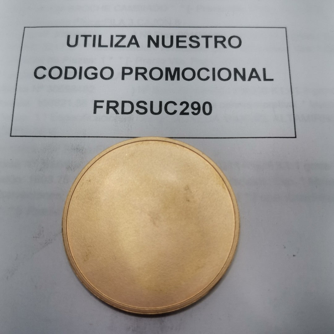 K1 41.9 GRMS 21 K IDENTIFICACIÓN MEDALLA CONMEMORATIVA MATERIALES ORO (SEMINUEVO)
