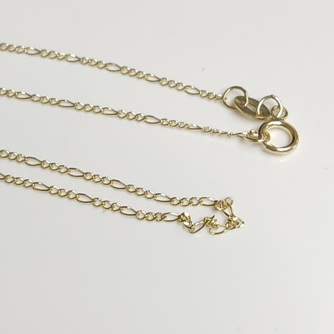 CADENAS TEJIDO 3X1 ORO 10K 60 CM 1.5 GR (NUEVO)