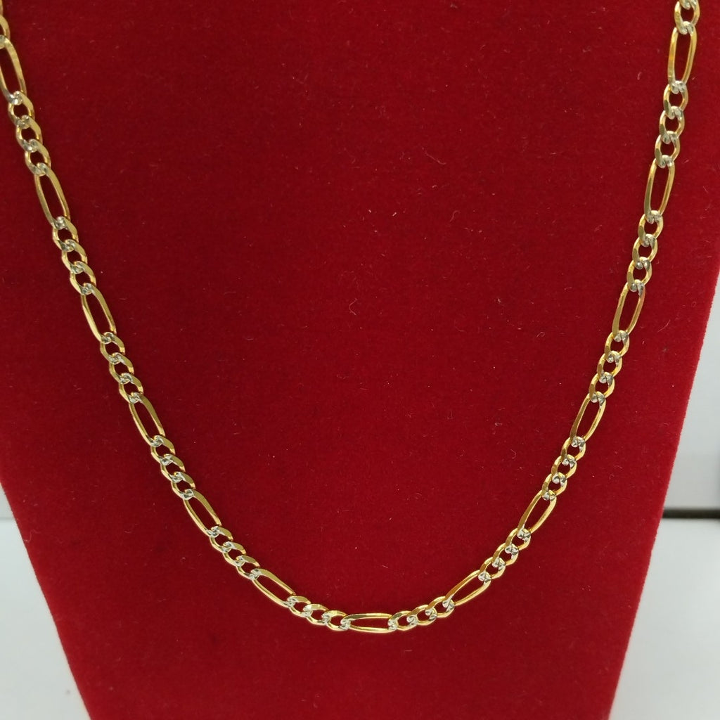 CADENAS 3X1 DIAMANTADA ORO 14K 55 CM 8.6 GR (NUEVO)