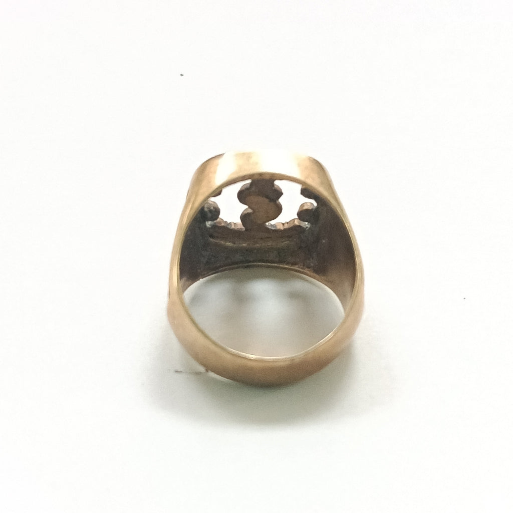 ANILLO DE GRADUACIÓN ORO 14 K 7.9 GRMS (SEMINUEVO)