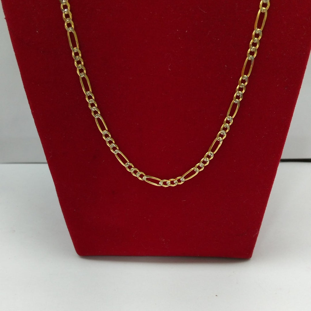 CADENAS 3X1 DIAMANTADA ORO 14K 55 CM 8.4 GR (NUEVO)