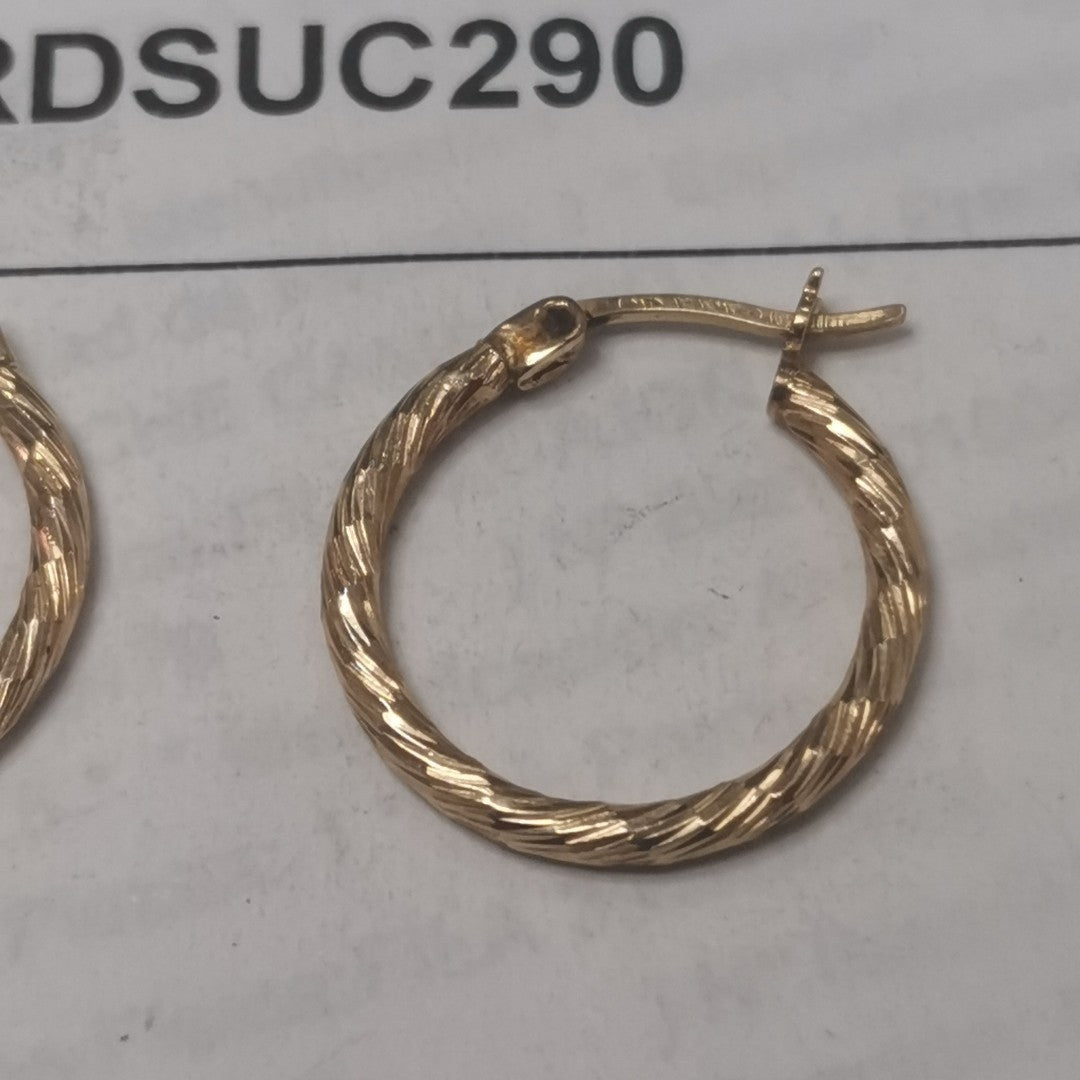 ARRACADAS PAR ORO 14 K 2 GRMS (SEMINUEVO)