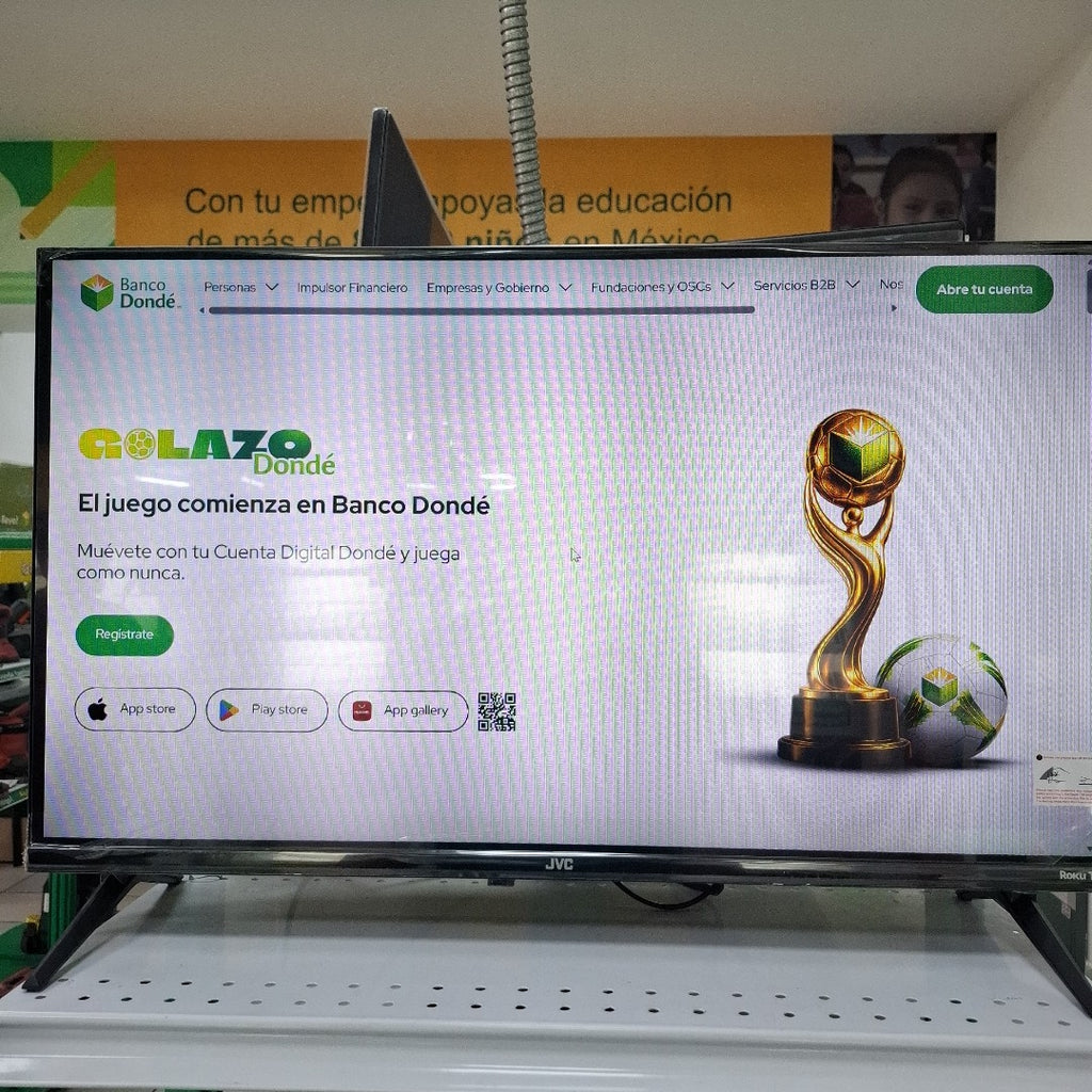 PANTALLA JVC SI32RF (2025) 32" LED HD (SEMINUEVO)