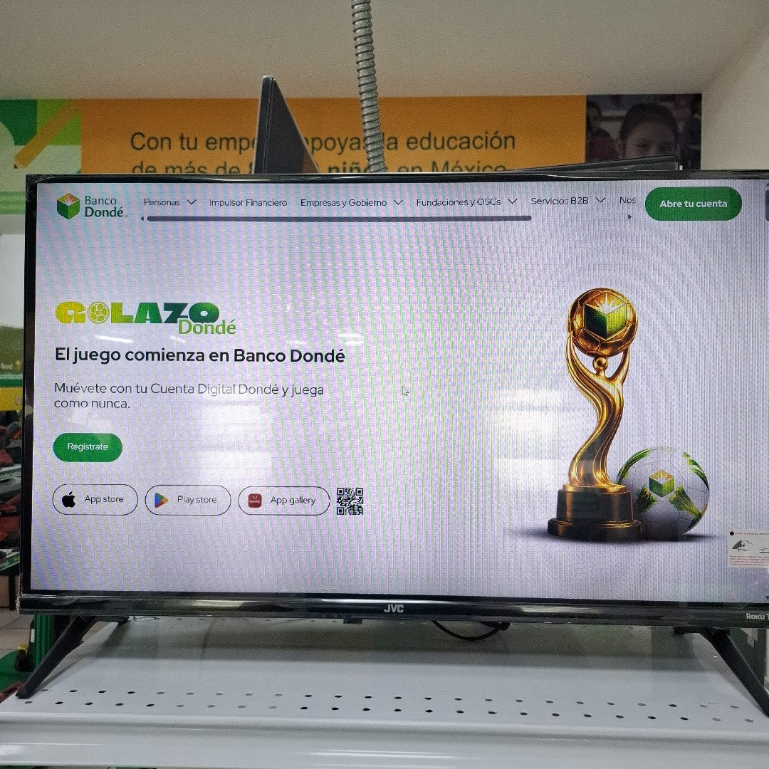 PANTALLA JVC SI32RF (2025) 32" LED HD (SEMINUEVO)