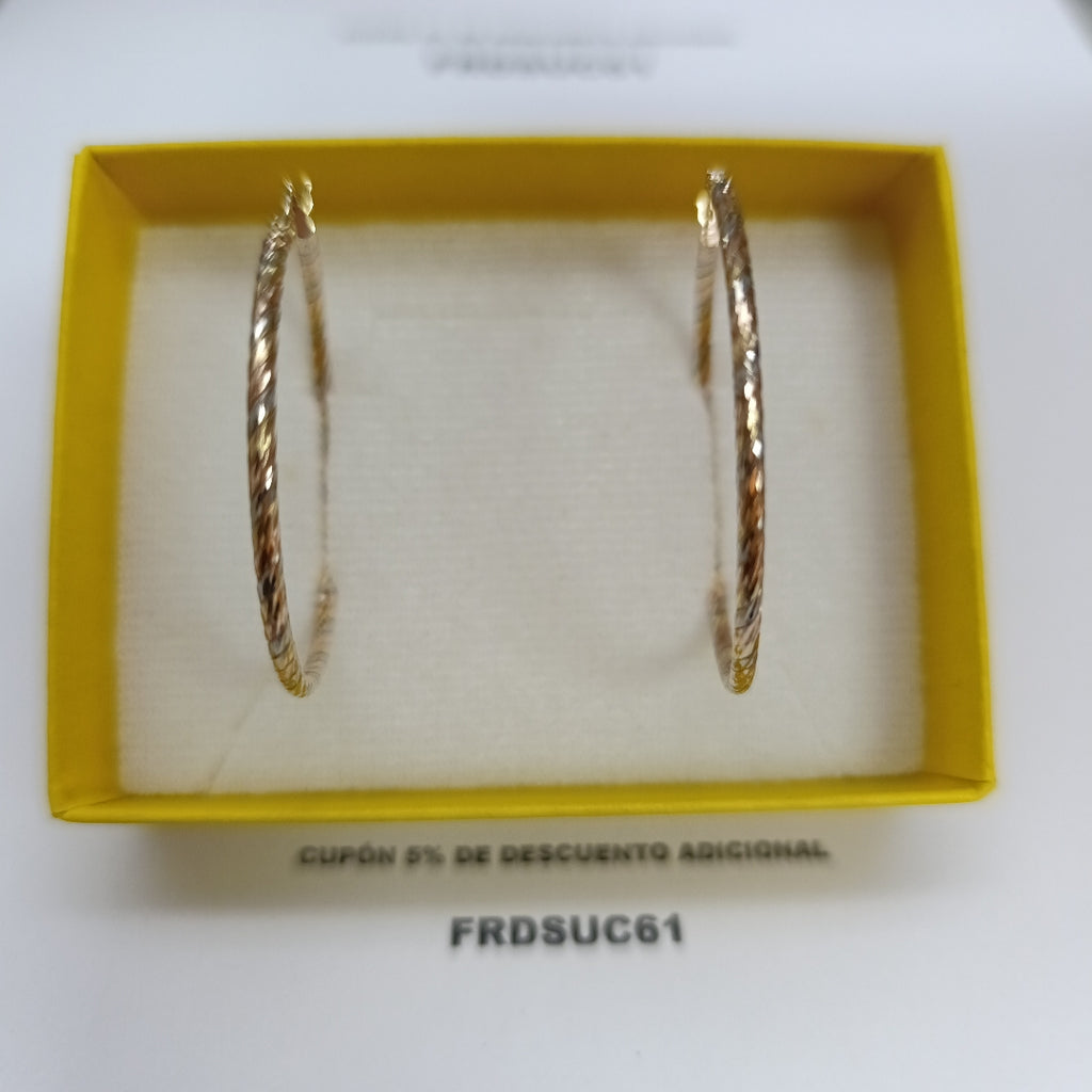 ARRACADAS PAR ORO COMBINADO 10 K 5,30 GRMS (SEMINUEVO)