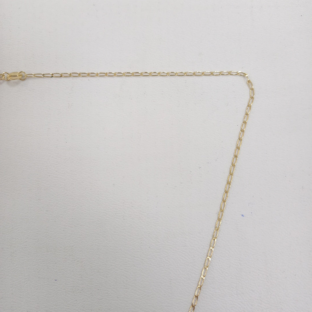 CADENAS TEJIDO ESLABONES ORO 10K 55 CM 1.9 GR (NUEVO)