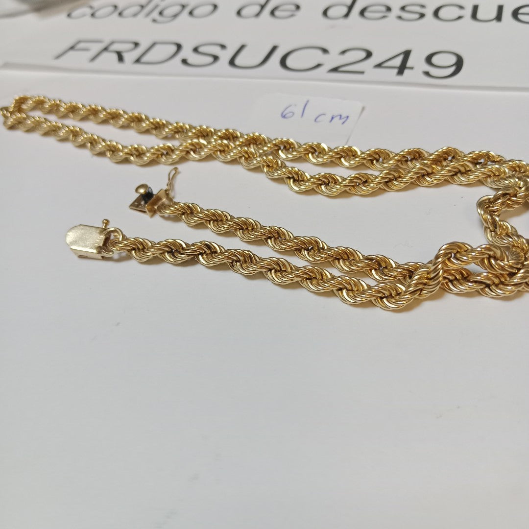 CADENA ORO 14 K 25.5 GRMS (SEMINUEVO)