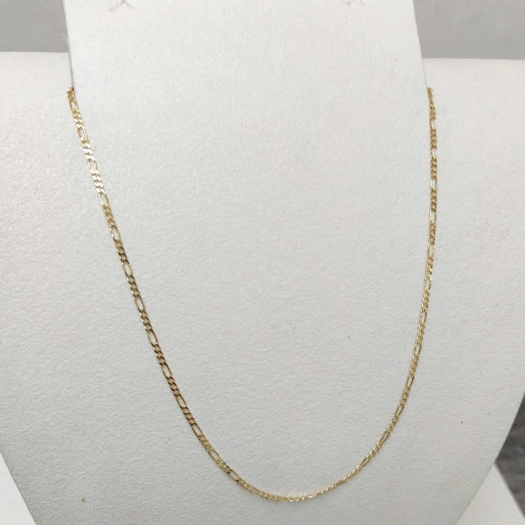 CADENAS TEJIDO 3X1 ORO 14K 55 CM 2.4 GR (NUEVO)