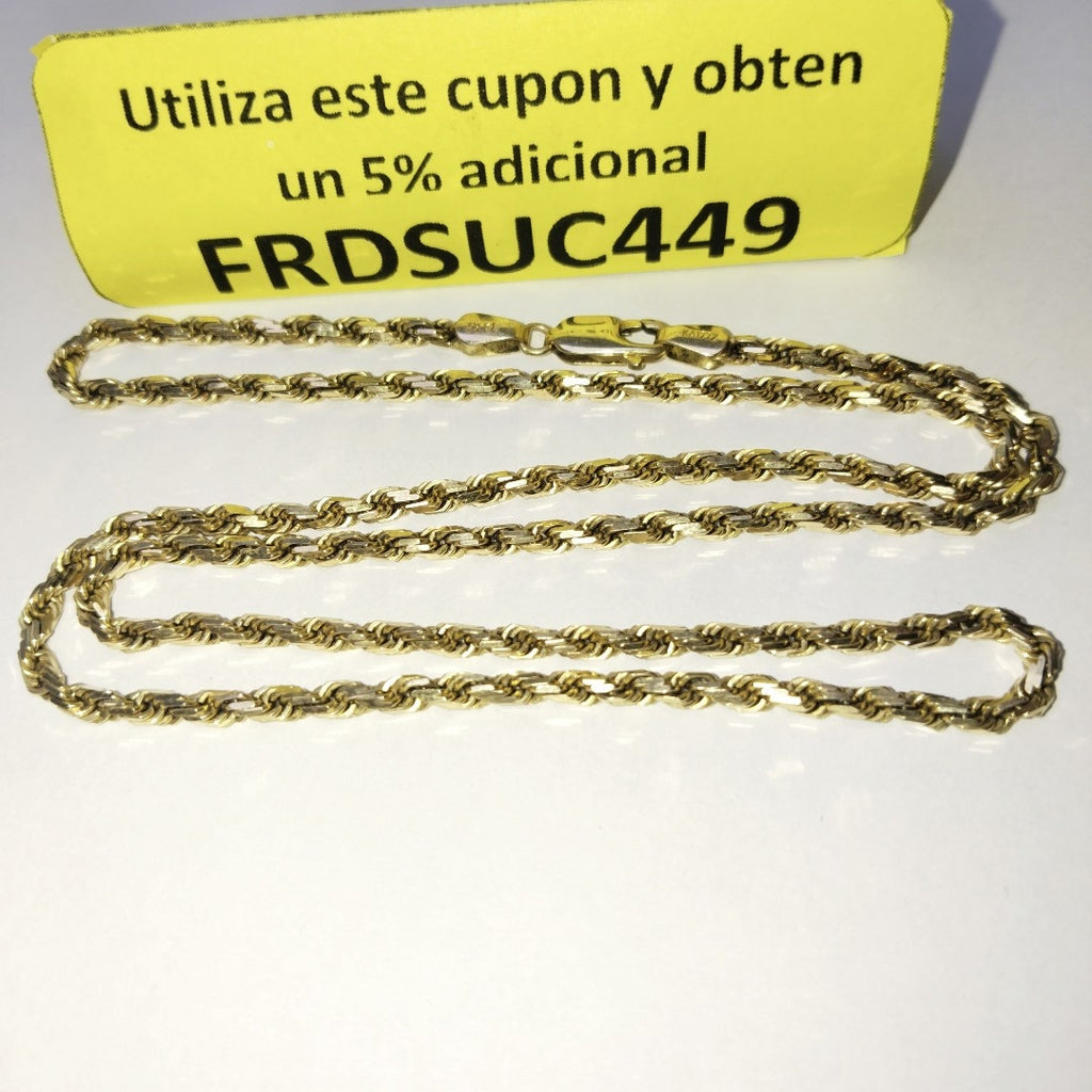 CADENA ORO 14 K 16.5 GRMS (SEMINUEVO)