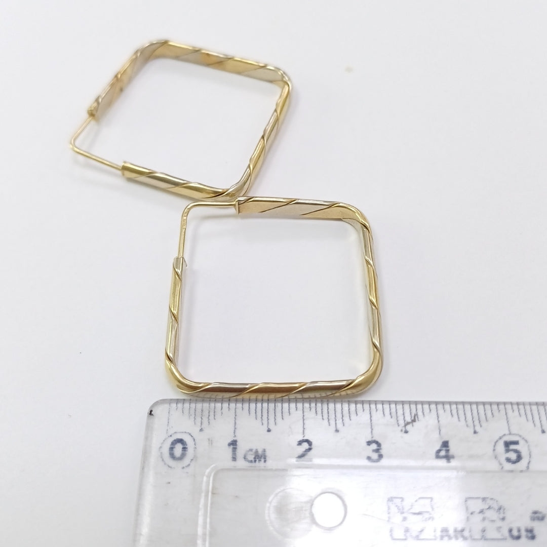 ARRACADAS PAR ORO 14 K 5,60 GRMS (SEMINUEVO)