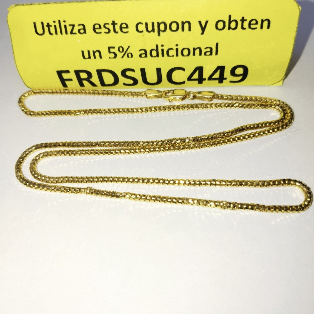 CADENA ORO 21 K 7 GRMS (SEMINUEVO)