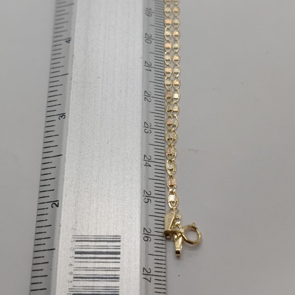 CADENAS TEJIDO GUCHI ORO 10K 55 CM 2.8 GR (NUEVO)