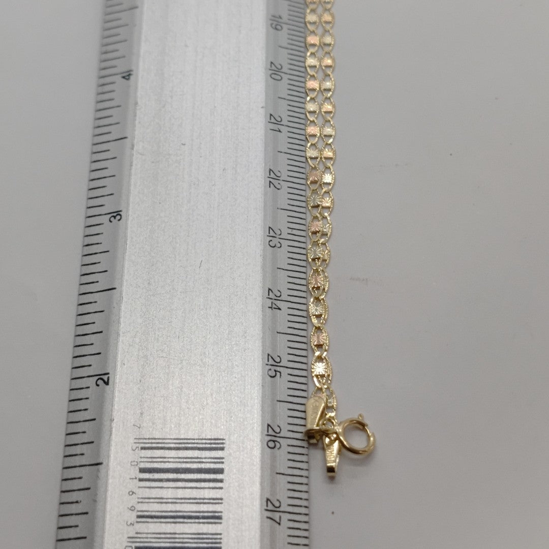 CADENAS TEJIDO GUCHI ORO 10K 55 CM 2.8 GR (NUEVO)