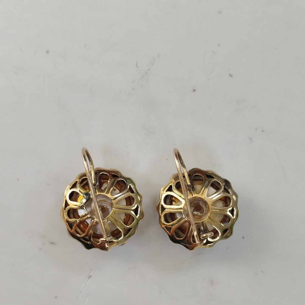 ARETES PAR ORO 10 K 9,20 GRMS (SEMINUEVO)