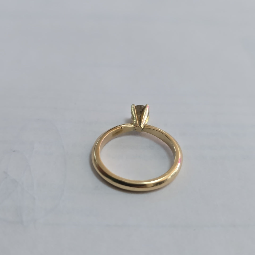 SOLITARIO ORO 14 K 2.9 GRMS (SEMINUEVO)