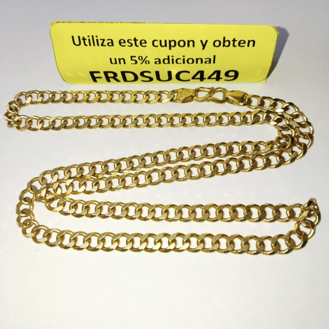 CADENA ORO 21 K 54.5 GRMS (SEMINUEVO)