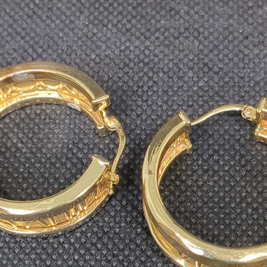 ARRACADAS PAR ORO 14 K 13,10 GRMS (SEMINUEVO)