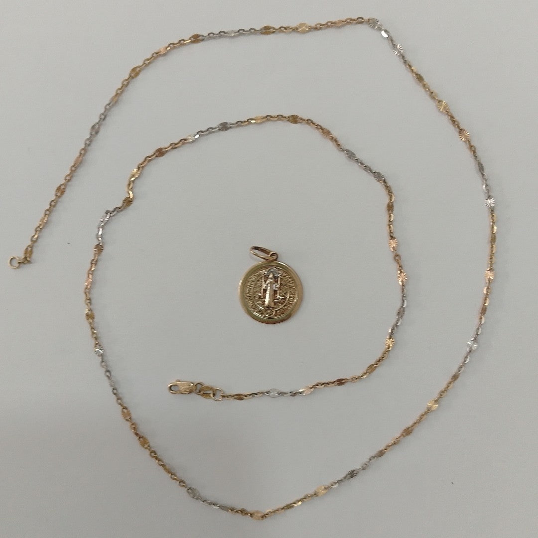 CADENA, DIJE ORO 8 K 5.6 GRMS (SEMINUEVO)