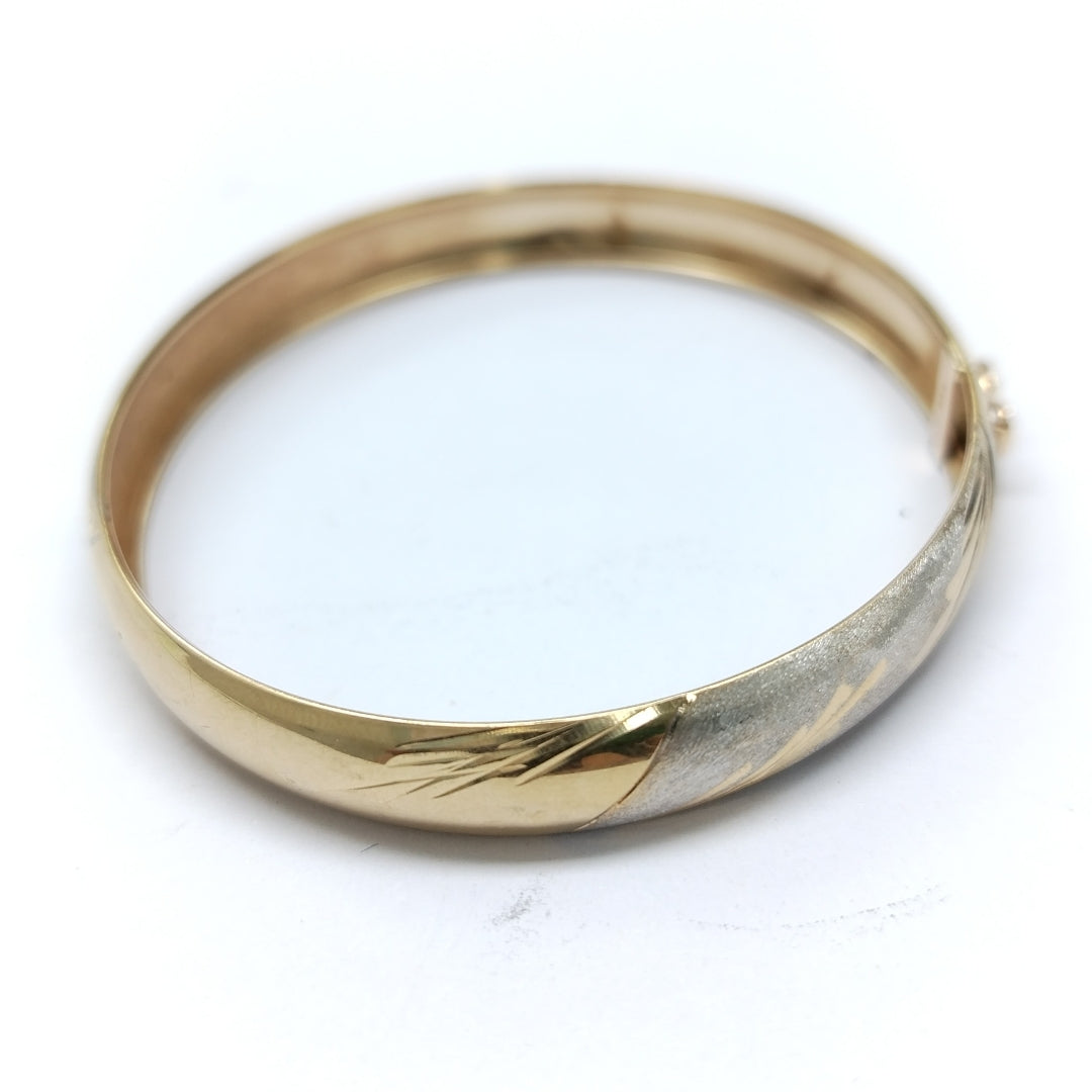 PULSERA RIGIDA ORO 14 K 6,00 GRMS (SEMINUEVO)