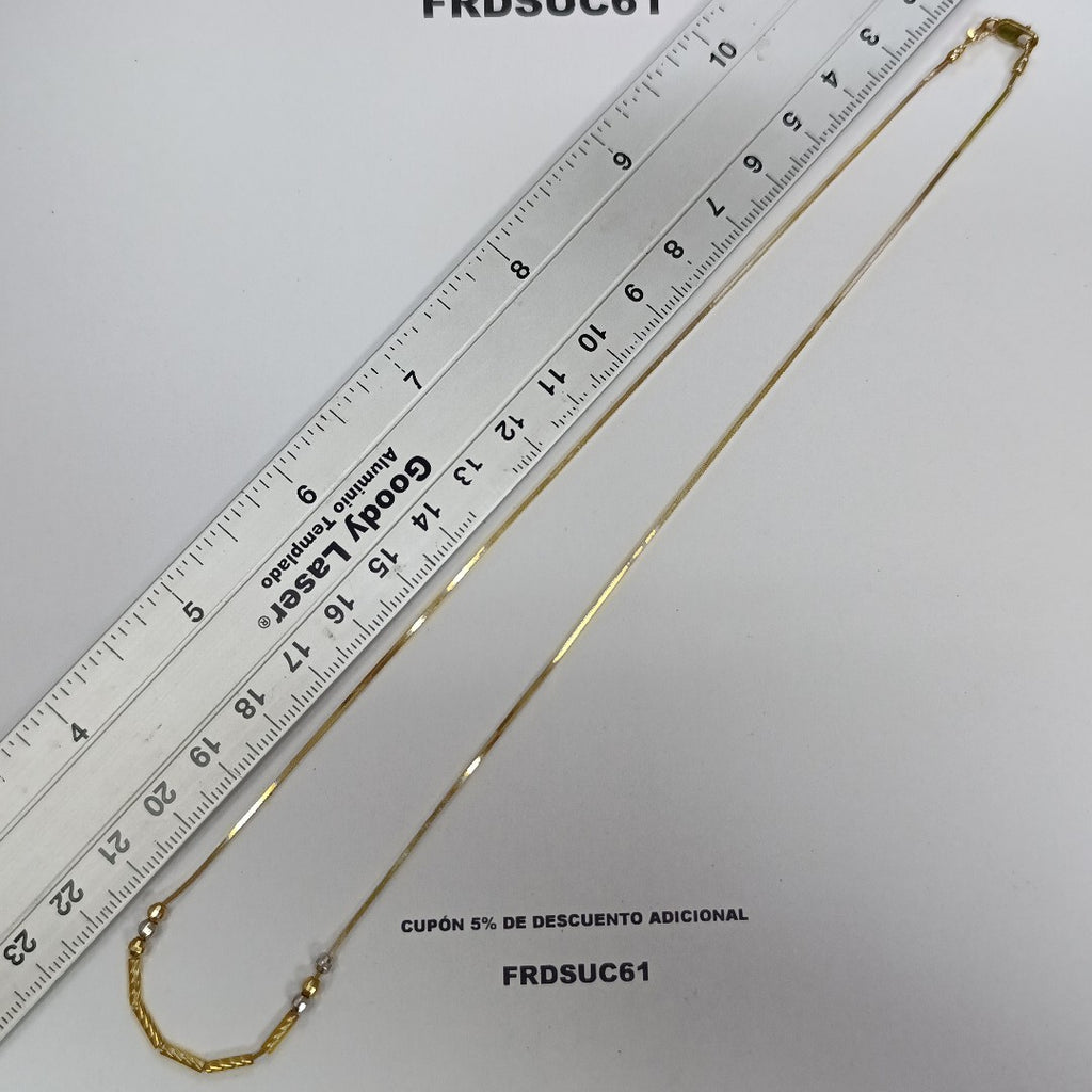 GARGANTILLA ORO 14 K 4,30 GRMS (SEMINUEVO)