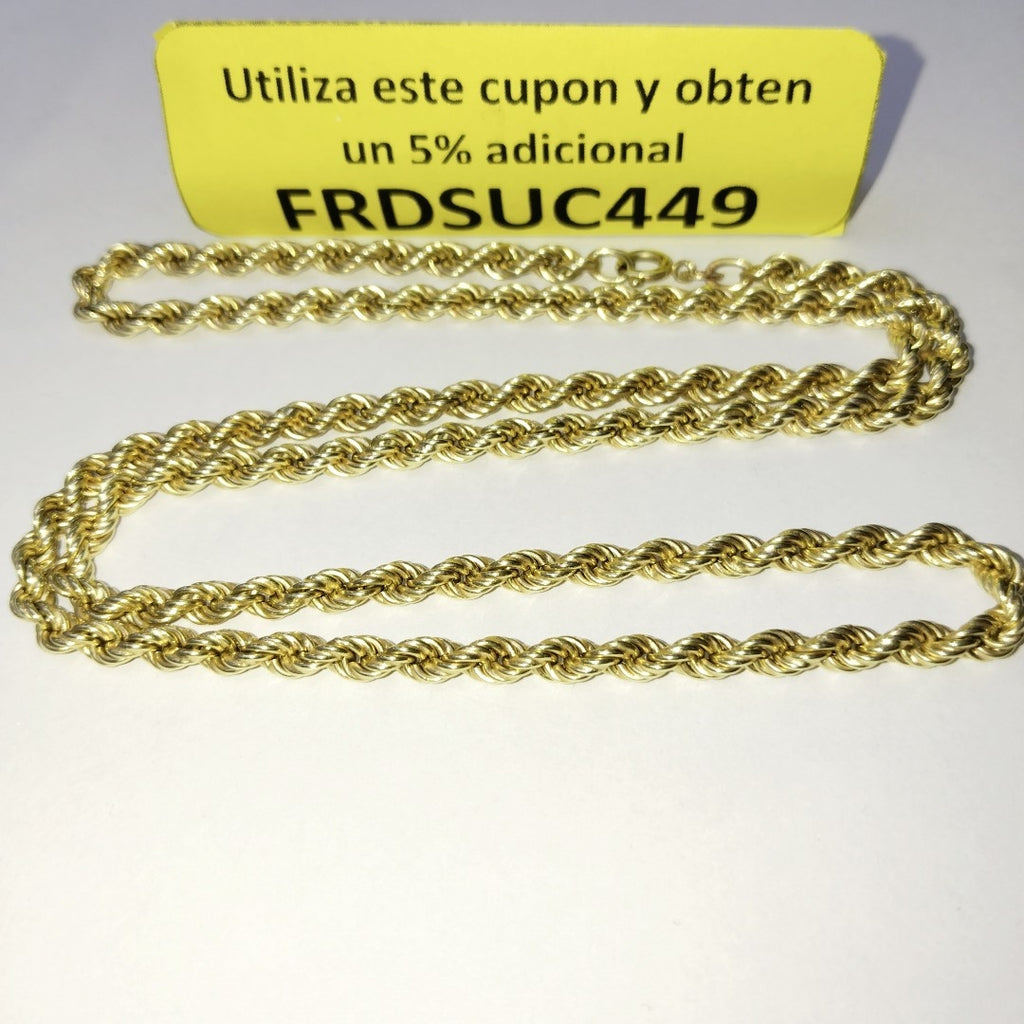 CADENA ORO 14 K 16.6 GRMS (SEMINUEVO)