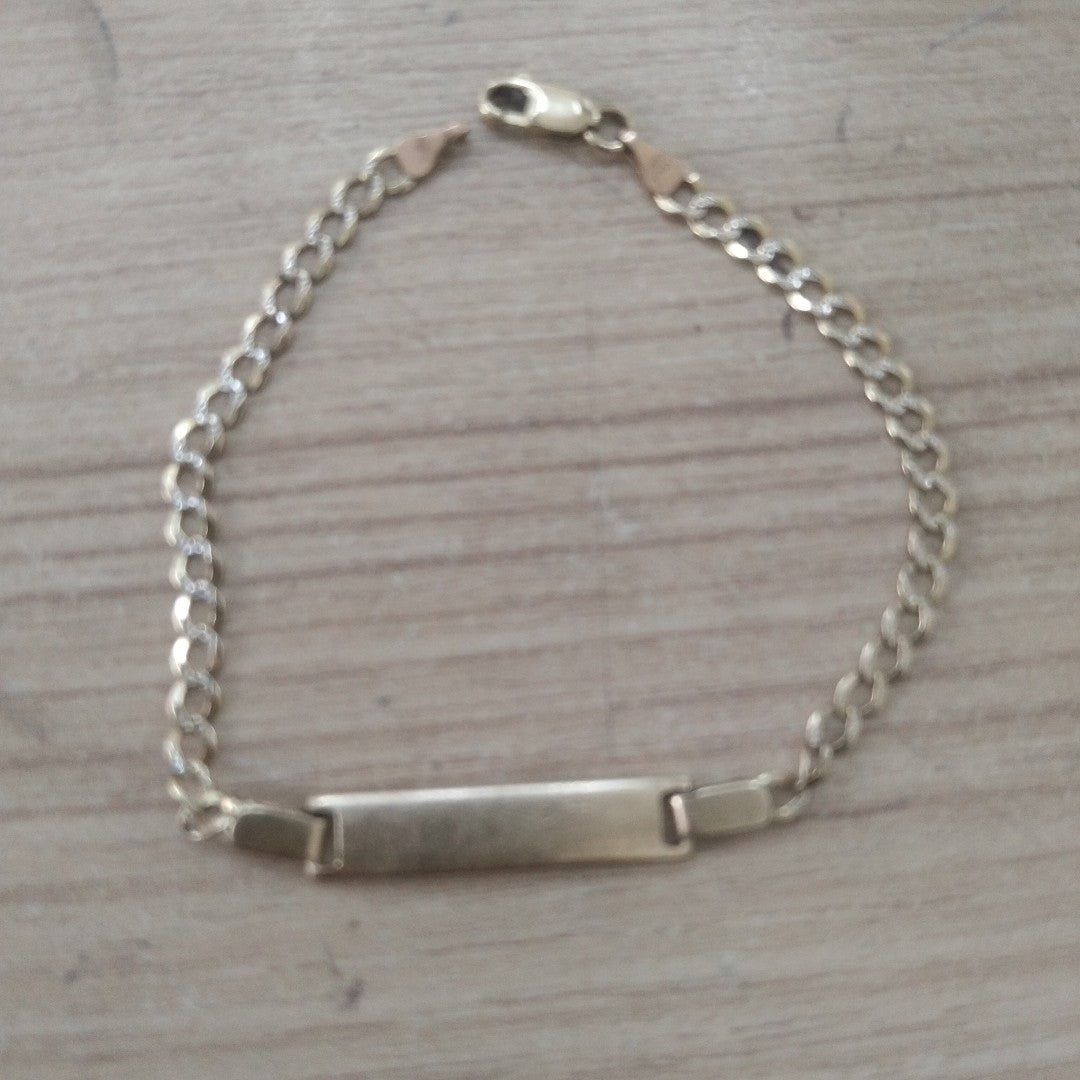 ESCLAVA ORO 14 K 3.2 GRMS (SEMINUEVO)