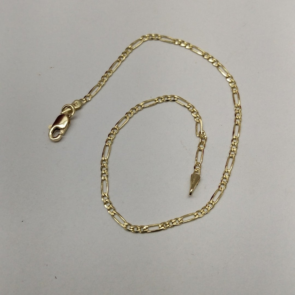PULSERA 3X1 ORO 14K 21 CM 1.7 GR (NUEVO)